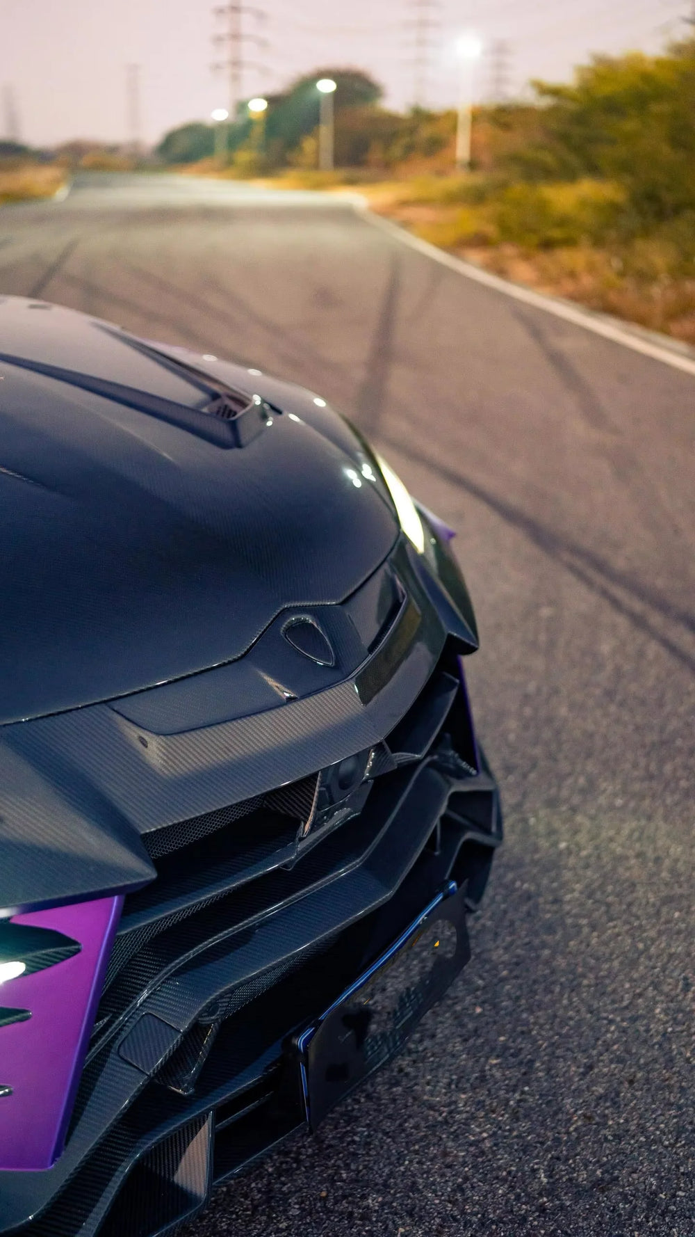 For Lamborghini Urus Modified Dry Carbon Fiber Black Style Body Kit Fender Arch Side Skirts Rear Wing Front Bumper Assembly