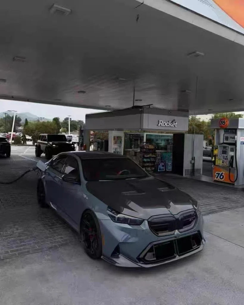 Capó en fibra de carbono seca para BMW M5 G90