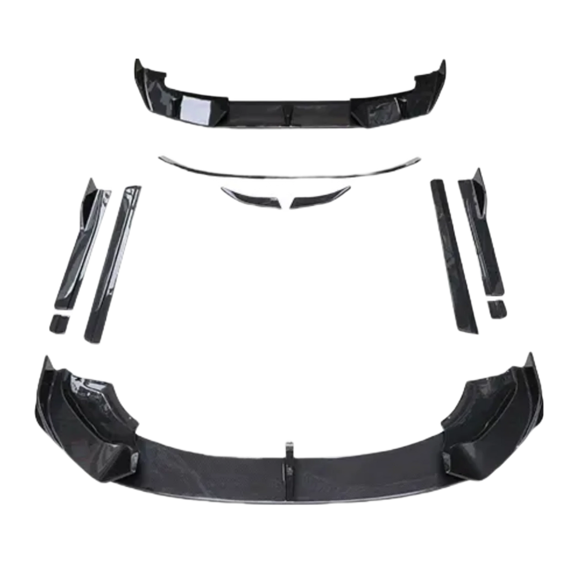 Rz Style Body Kit for Lotus Eletre Dry Carbon Fiber Front Lip Rear Diffuser Side Skirts Fender Flares Car Wide Body Kit