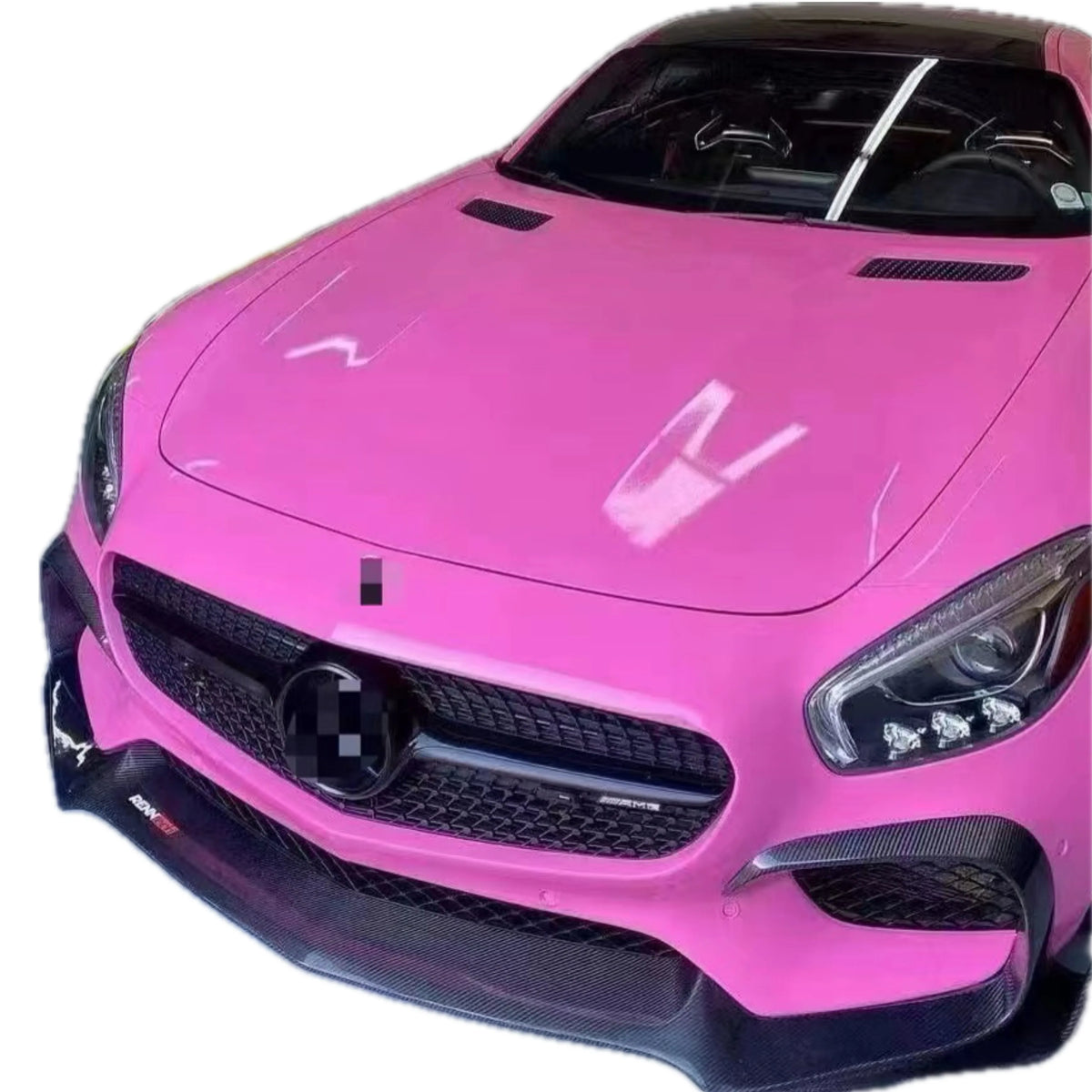 Rz Style Carbon Fiber Body Kit for Mercedes Benz Amg Gt Gts Gtc Bumper Diffuser Front Lip Side