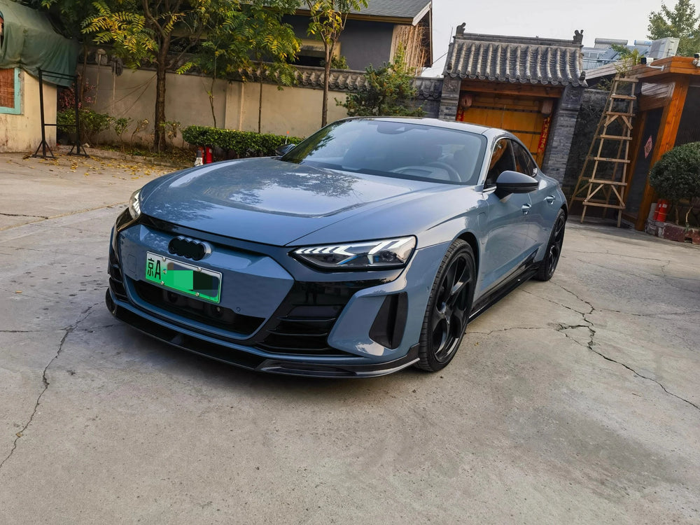 Carbon Fiber Body Kit for Audi RS E-Tron GT Front Bumper Lip Side Skirts Rear Bumper Diffuser Rear Wing Spoiler Body Kit