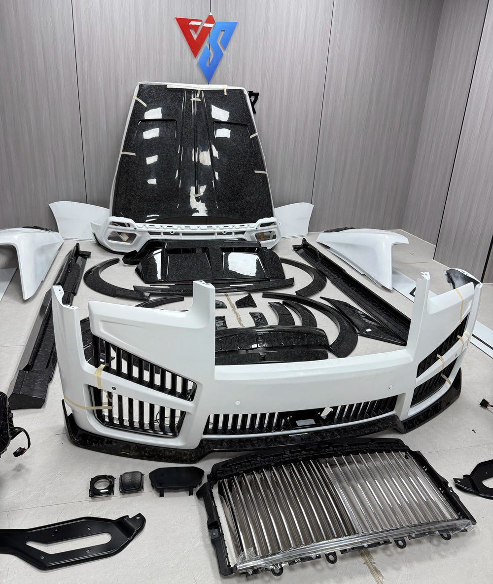 2025 Cullinan MS Style Body Kit for Rolls Royce Cullinan Carbon Fiber Bumper Hood Fender Diffuser