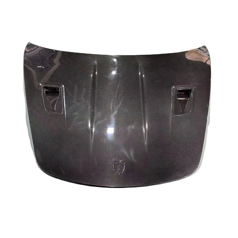 Rs Style Cover Hood for Porsche 718 981 991 Upgrade Carbon Fiber Engine Valve Cover