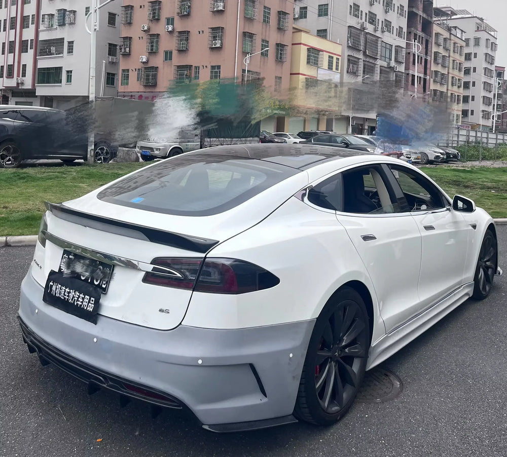 2012-2016 High Quality Body Kit for Tesla Model S PD Style Front Bumper Rear Bumper Diffuser Spoiler New Condition