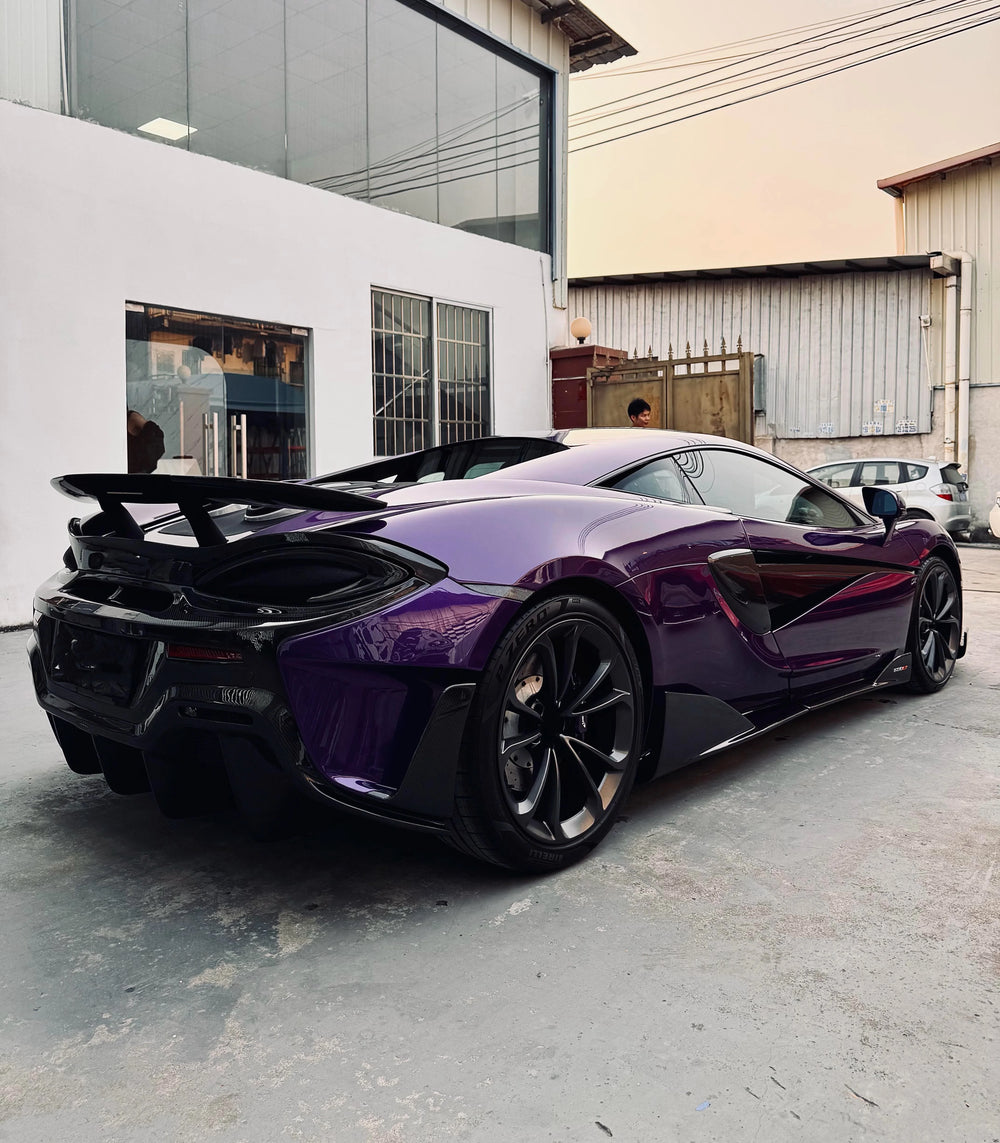 Dry Carbon Fiber Body Kit for Mclaren 540C 570GT 570S Upgrade 600LT Bumper Spoiler Diffuser Side Skirts Hood Exhaust