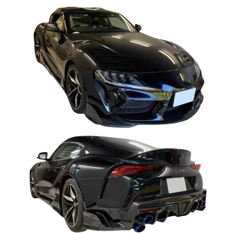 M Style Carbon Fiber Body Kit for Toyota GR Supra A90 A91 Front Lip MKV MK5 Front Lip Skirt Rear Diffuser Spoiler