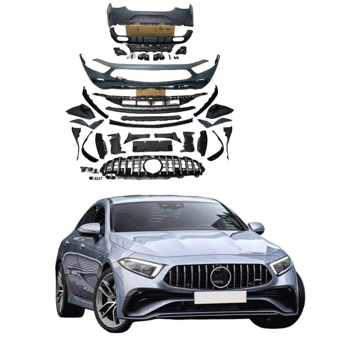 Umbausatz im Stil CLS53 AMG aus PP für Mercedes-Benz CLS W257