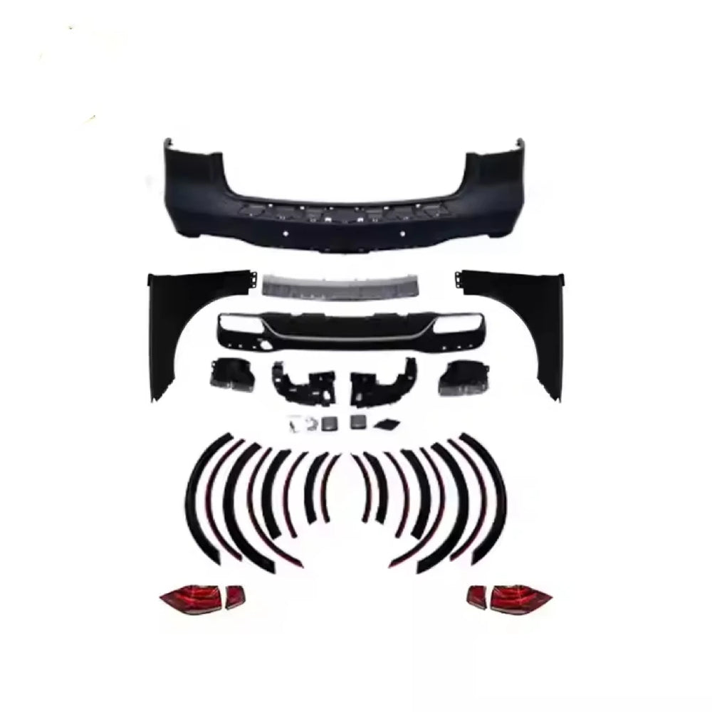 Kit de conversion en PP pour mettre à niveau Mercedes-Benz ML W166 (ML300 / ML350 / ML450) vers l’apparence du GLE63 AMG facelift