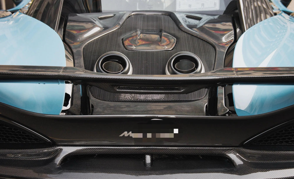 600LT Style Carbon Fibre Body Kit Bumper Spoiler Diffuser Side Skirts Hood Exhaust for Mclaren 540C 570S 570GT
