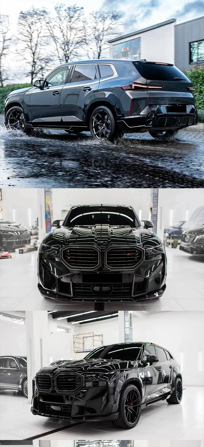 Breitbau-Karosserie-Kit aus Trockencarbon für BMW XM G09