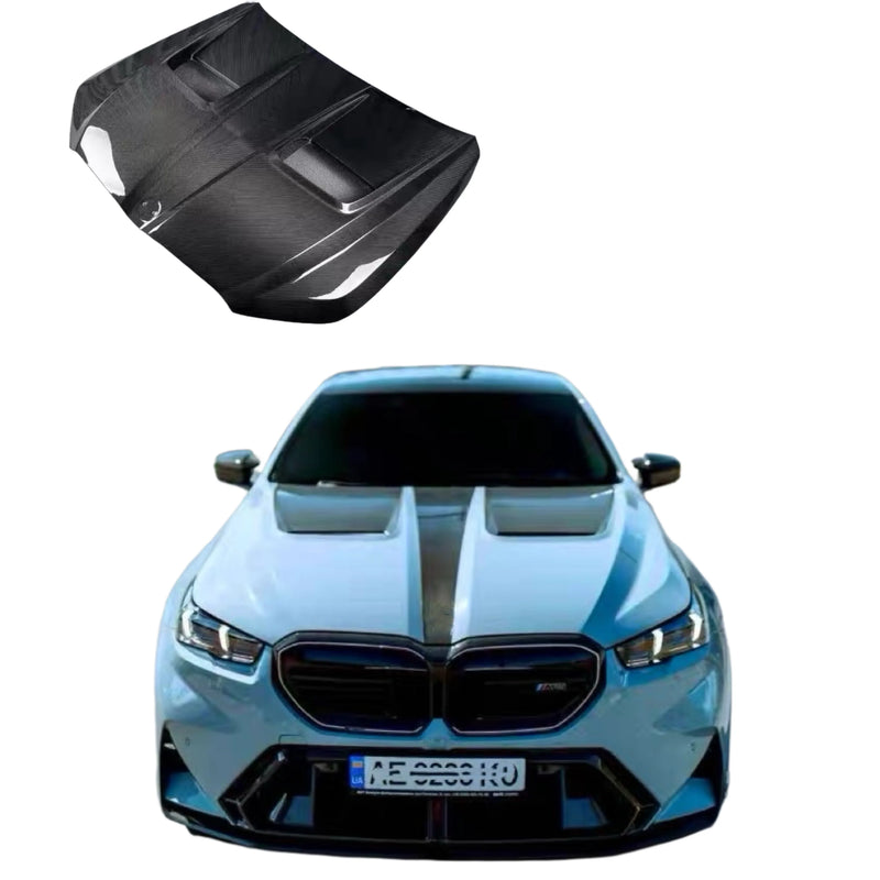 Capó en fibra de carbono seca para BMW M5 G90