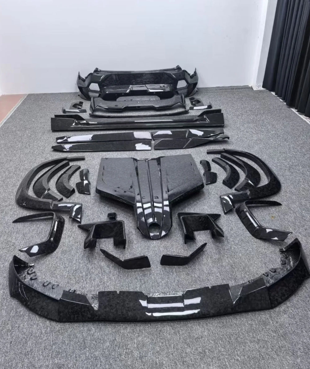 Kit de carrocería ancha en fibra de carbono seca para BMW XM