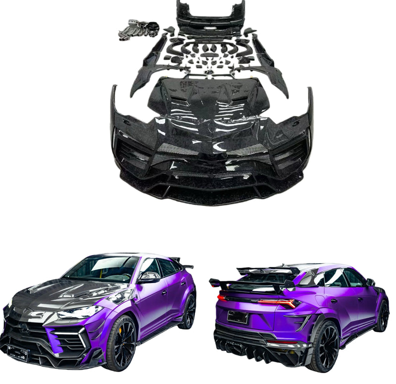 Msy-Style Dry Carbon Fiber Body Kit for Lamborghini URUS Front Bumper Rear Bumper Side Skirts Fender Hood Wide-Body Body Kit