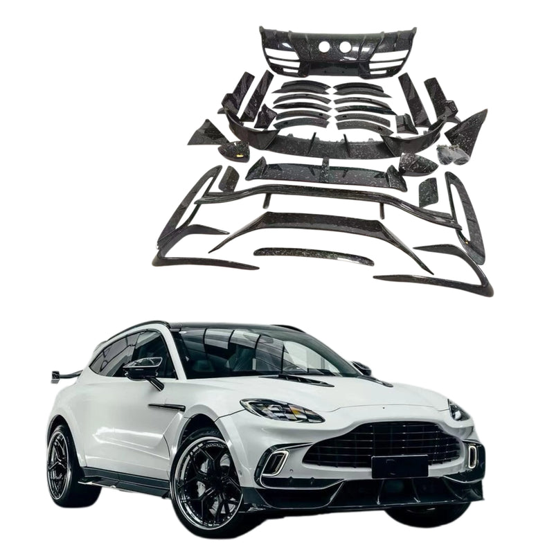 Dry Carbon Fiber Body Kit for Aston Martin DBX SUV MSY Style Wide Bodykit Car Bumper Exhaust Rear Wing