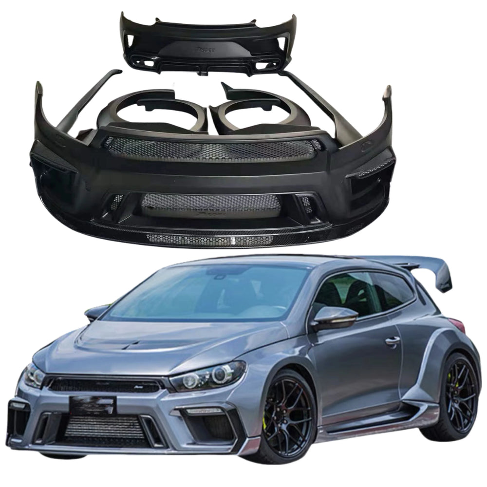 Karosserie-Kit für Volkswagen Scirocco, mit Frontstoßstange und Seitenschwellern aus FRP