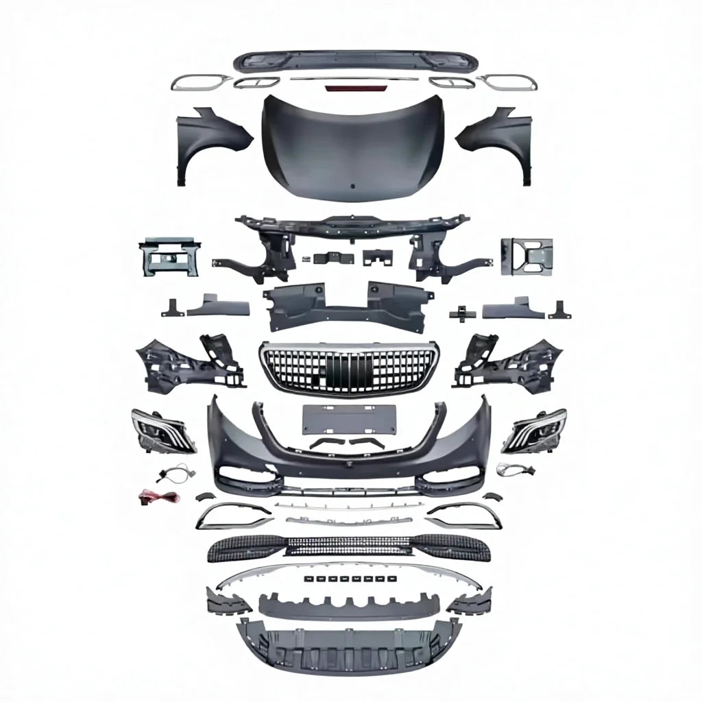 Front- und Heckstoßstange aus PP für die Umrüstung von Mercedes-Benz Viano 2010-2015 auf den Maybach-Stil
