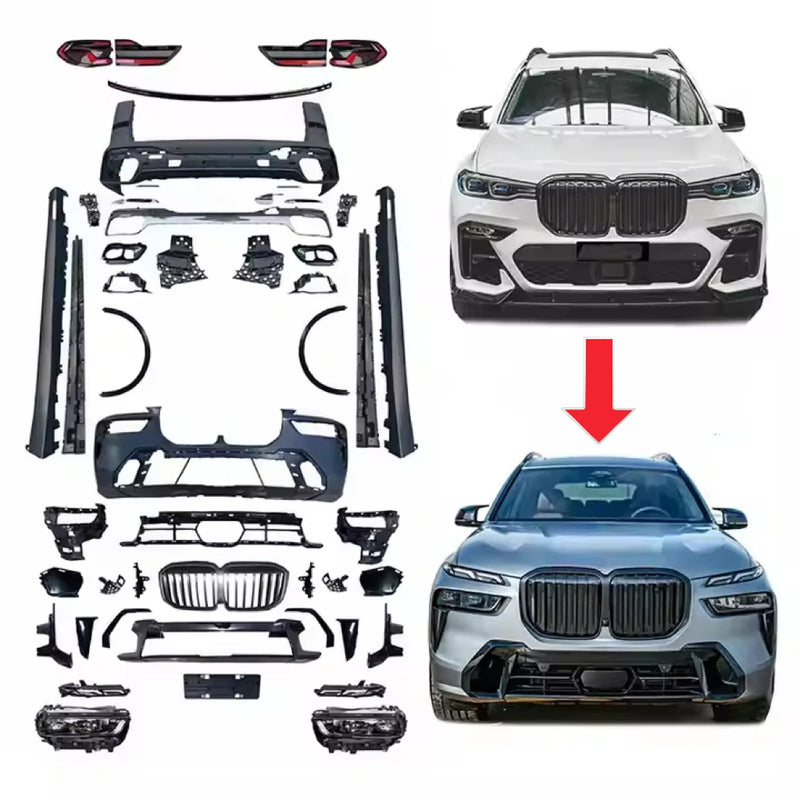 Kit de conversion en PP pour mettre à niveau BMW X7 G07 2019-2022 vers l’apparence du LCI Sport 2024