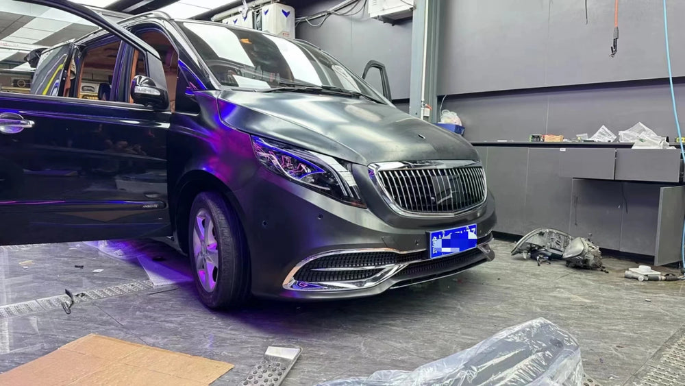 Front- und Heckstoßstange aus PP für die Umrüstung von Mercedes-Benz Viano 2010-2015 auf den Maybach-Stil