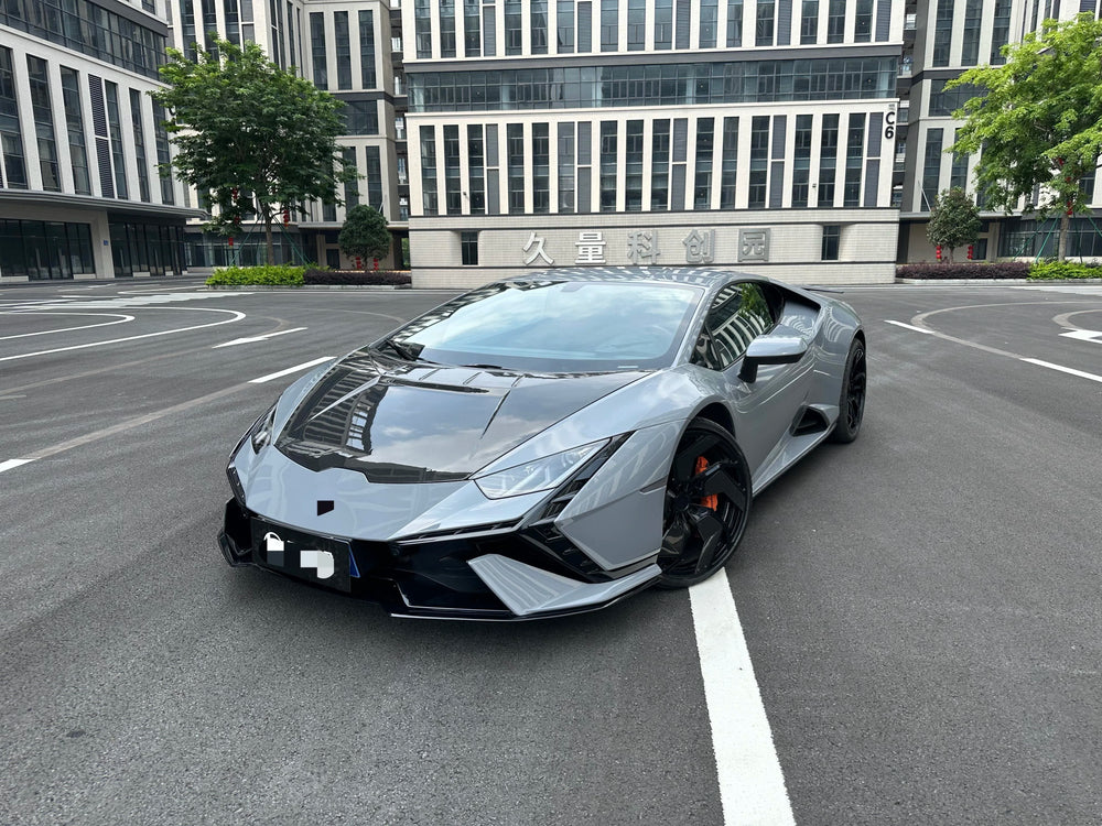 High-Quality Dry Carbon Fiber Body Kit for Lamborghini Lp580 Lp610 Evo Upgrade Tecnica Bumper Side Skirts Hood Spoiler