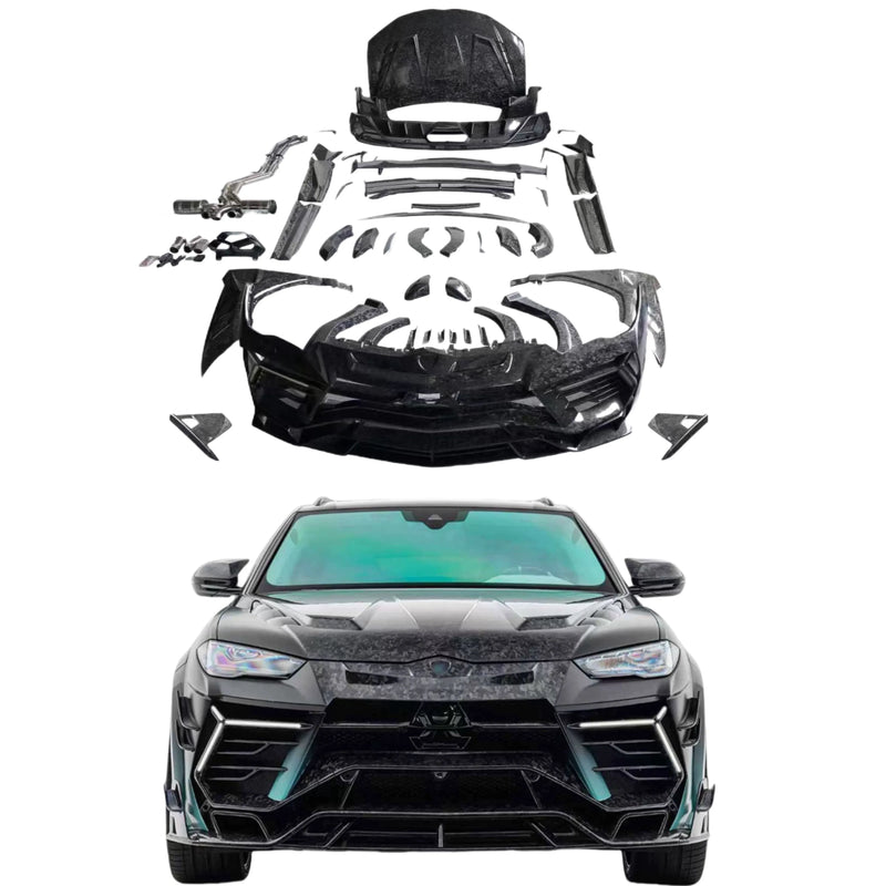 Dry Carbon Fiber Front Bumper Rear Bumper Side Skirt Rear Spoiler Body Kit for Lamborghini URUS Upgraded Msy-Style Body Kit