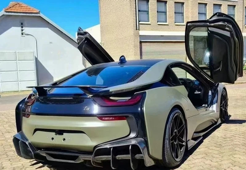 Alerón trasero tipo GT en fibra de carbono para BMW i8