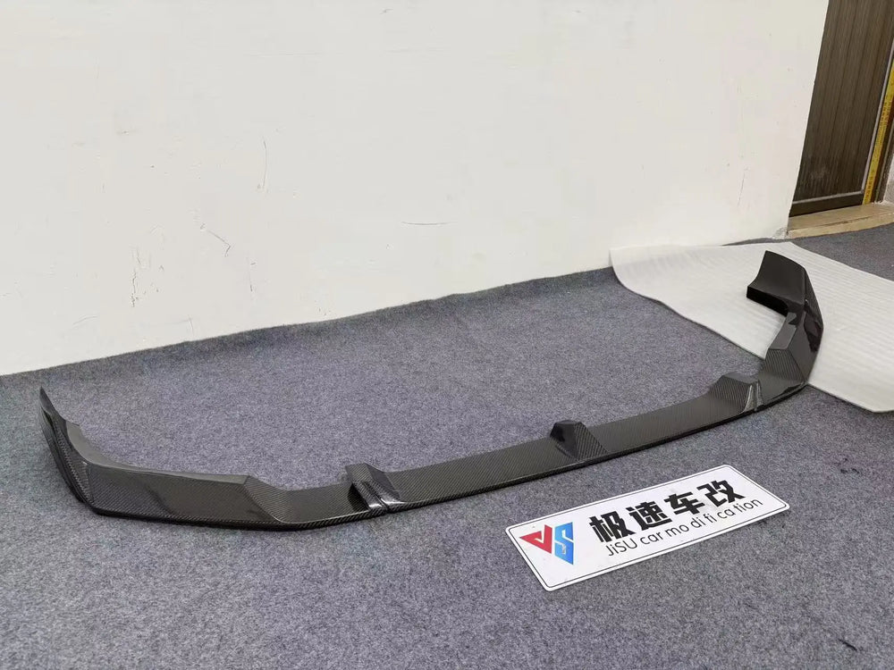 Lame avant en fibre de carbone pour BMW X6 M F96 2024-2025