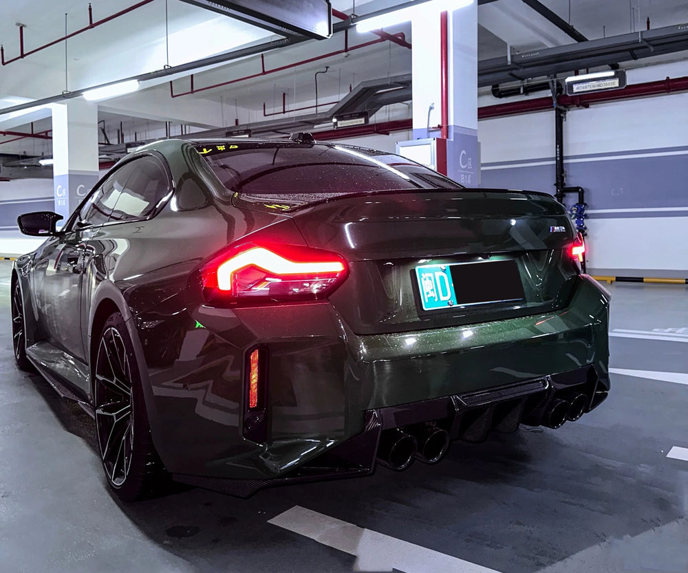 Dry Carbon Fiber Fibre Body Kit for BMW M2 G87 Front Bumper Front Lip Diffuser Spoiler