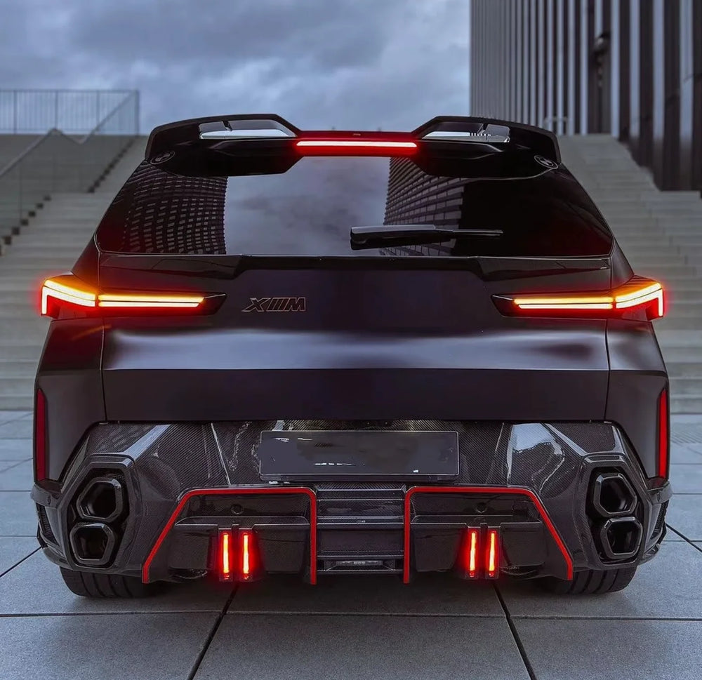 Heckdiffusor aus Trockencarbon für BMW XM G09