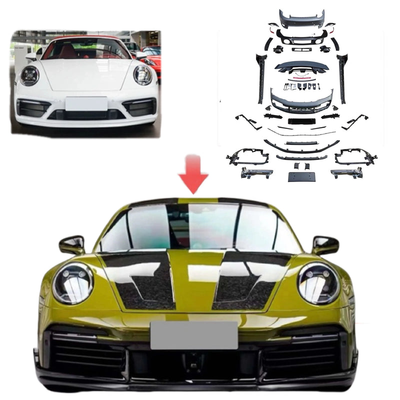 Kit de conversión estilo Turbo S en PP para Porsche 911 (992)