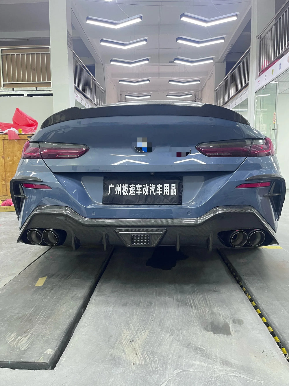 Carbon Fiber Rear Diffuser for Bmw 8 Series M850 M840 G15 G14 G16 Body Kit Fitment High Quality