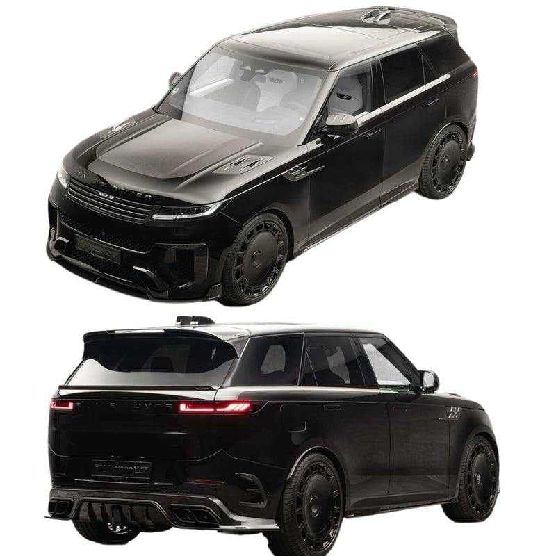 Msy Style Dry Carbon Fiber Body Kit for RANGE ROVER SPORT Front Lip Skirt Rear Diffuser Spoiler Hood Wide Body Kit