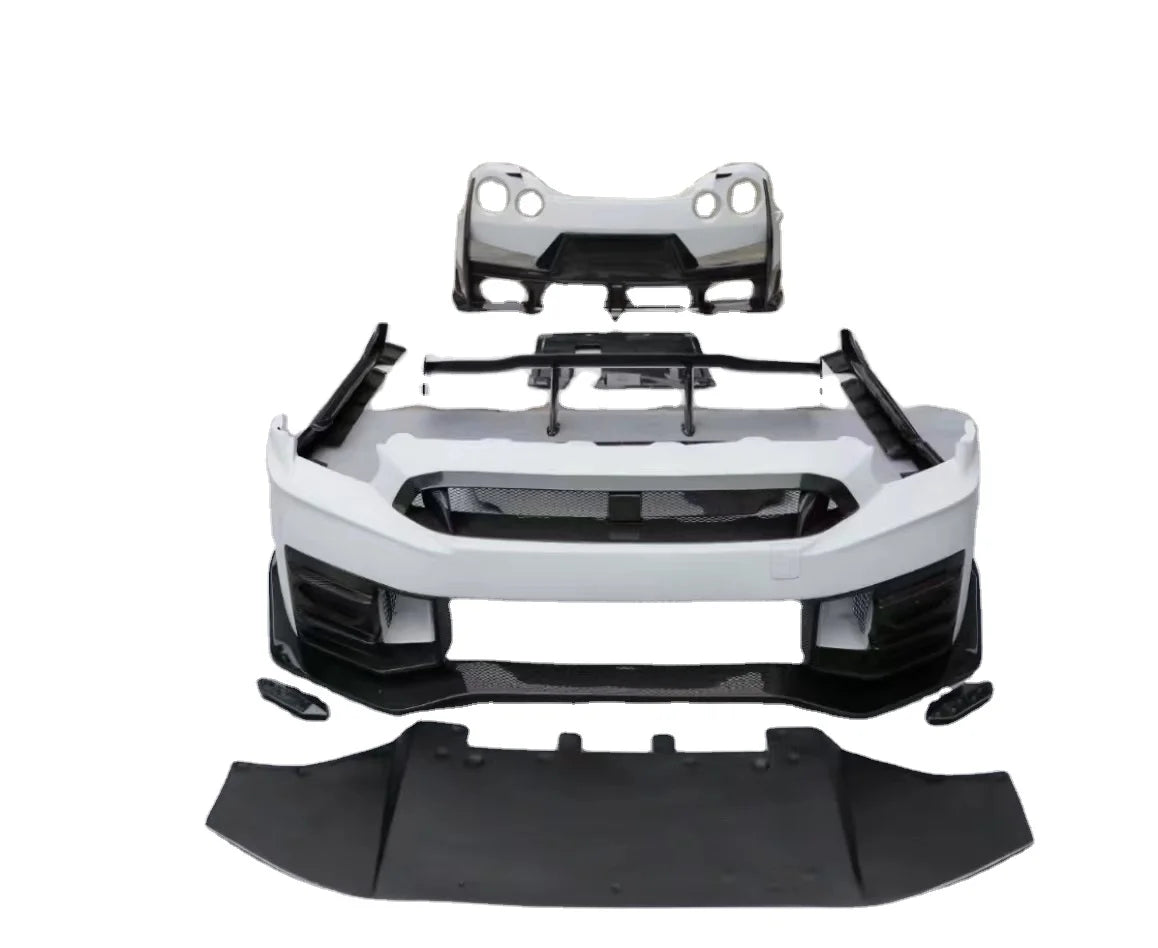 Front- und Heckstoßstangen-Kit Version 2024 aus Carbon für Nissan GT-R 35