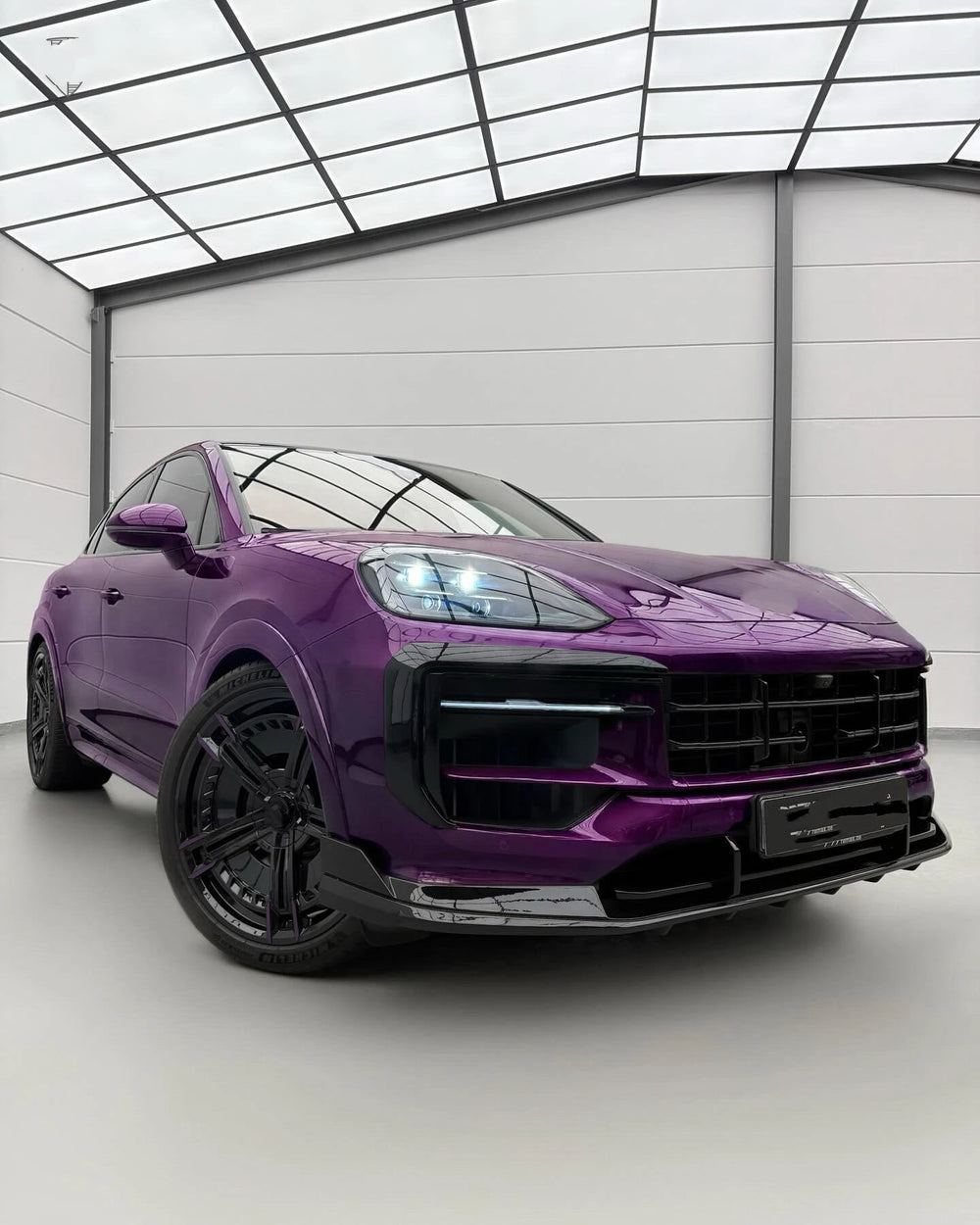 Kit carrosserie large en carbone sec pour Porsche Cayenne Coupé