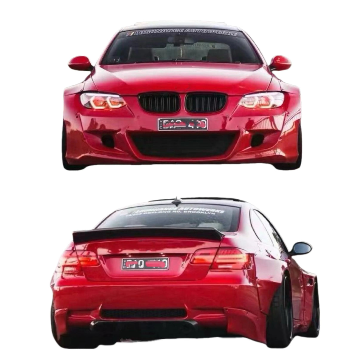 Breitbau-Karosserie-Kit aus FRP für BMW 3er / M3 E90 / E92 / E93