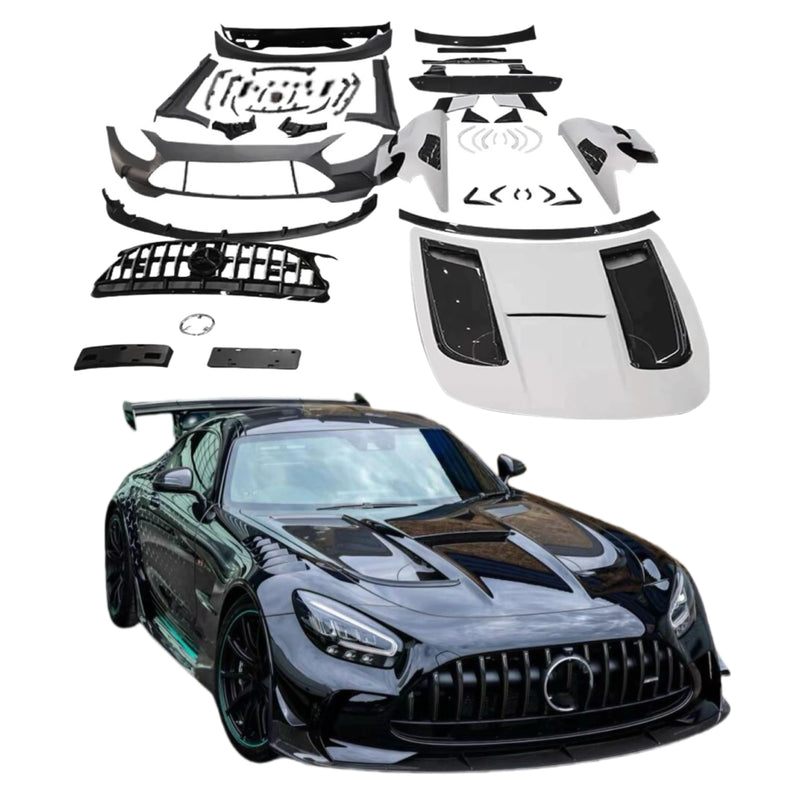 Pp+Dry Carbon Fiber Body Kit for Mercedes-Benz AMG-GT Car Bumper Upgrade Black Series Front and Rear Bumper Spoiler Body Kit