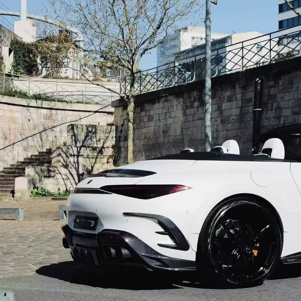 Kit carrosserie en carbone sec pour Mercedes-AMG SL 63, avec lame, bas de caisse, diffuseur, aileron et capot