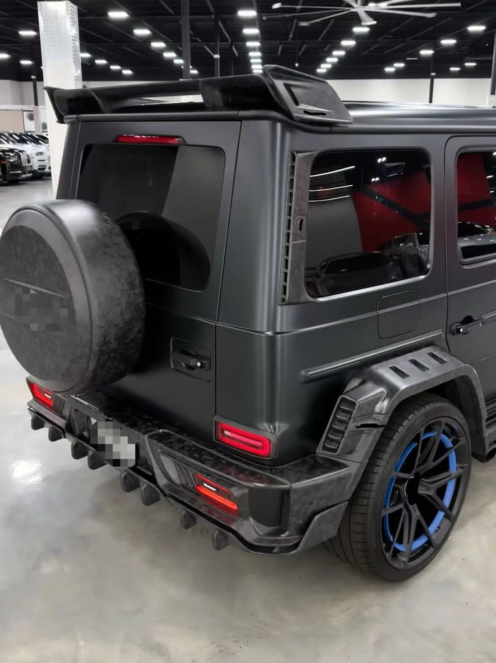 Kit de parachoques delantero y trasero en carbono seco forjado para Mercedes-Benz Clase G W465 (G63 / G550 / G450)