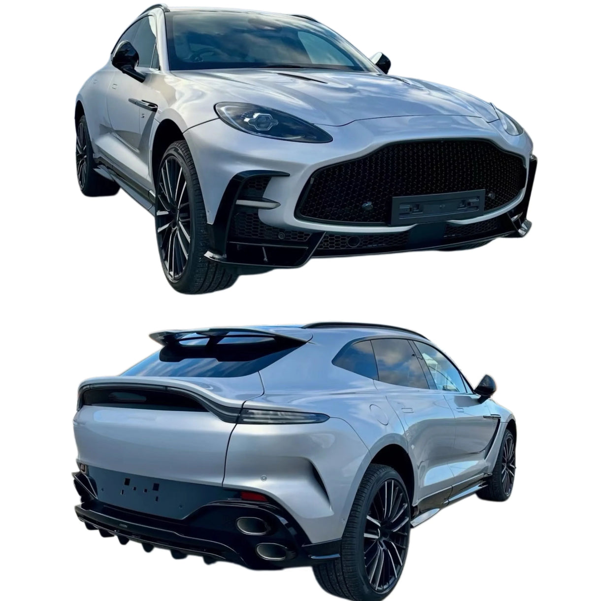 For Aston Martin DBX Upgrade to DBX S Front Bumper Rear Bumper Side Skirts Body Kit