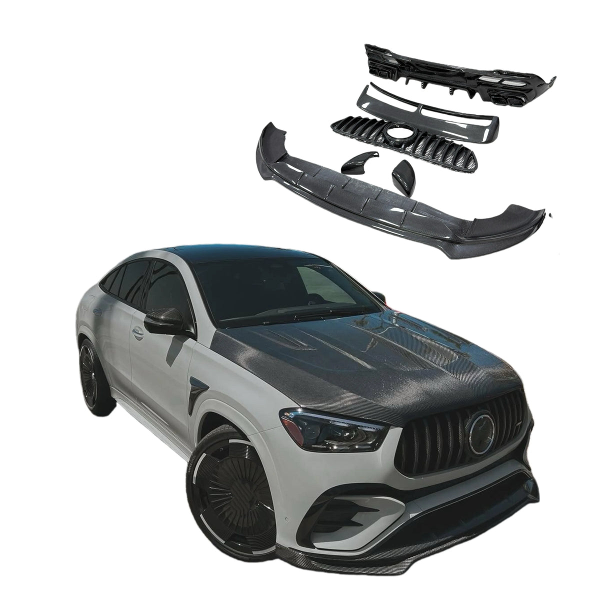 Kit en fibra de carbono para Mercedes-Benz GLE Coupé 2024+