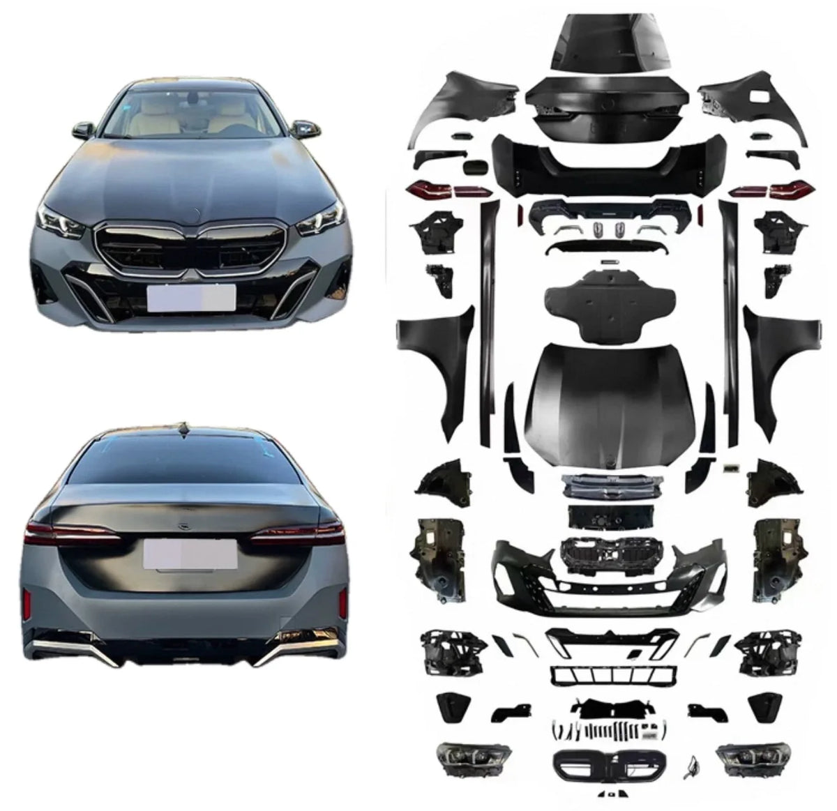 Kit de conversión en PP para actualizar el BMW Serie 5 F10 2011-2017 a la imagen del G60 M Tech