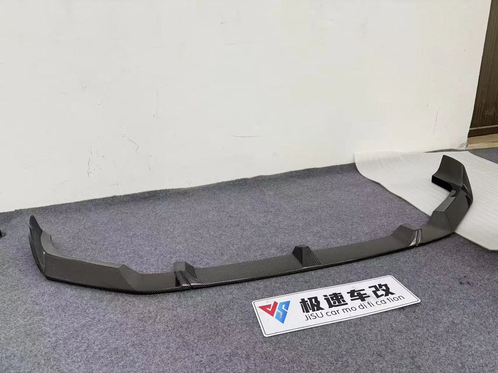 Lame avant en fibre de carbone pour BMW X6 M F96 2024-2025