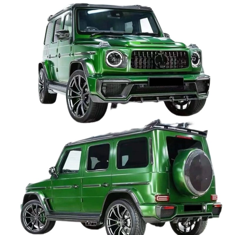 High Quality Dry Carbon Fiber TOP Style Body Kit for Mercedes-Benz G Class W464 G63 Front Lip Rear Diffuser Spoiler Hood