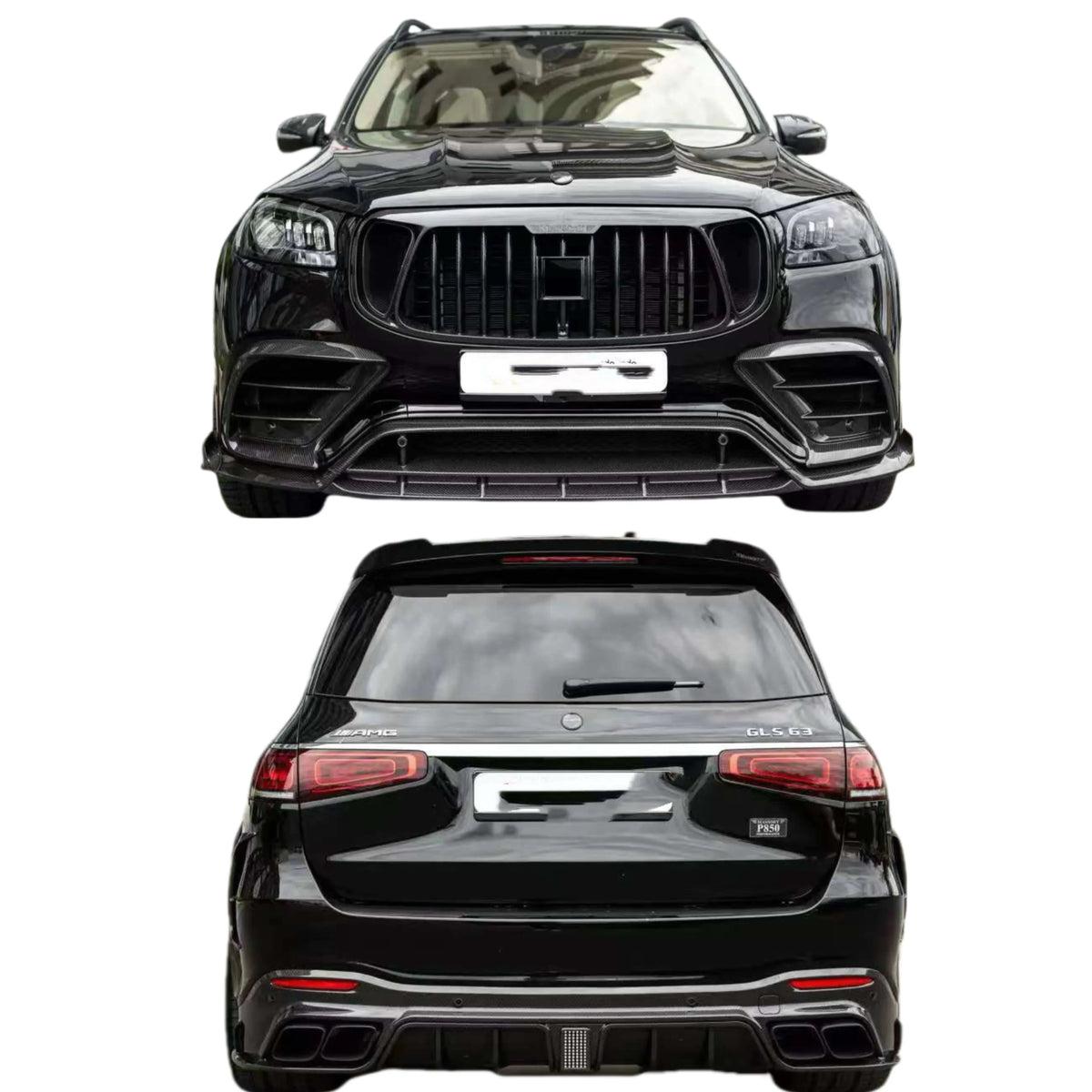 Kit carrozzeria allargata in fibra di carbonio per Mercedes-AMG GLS 63