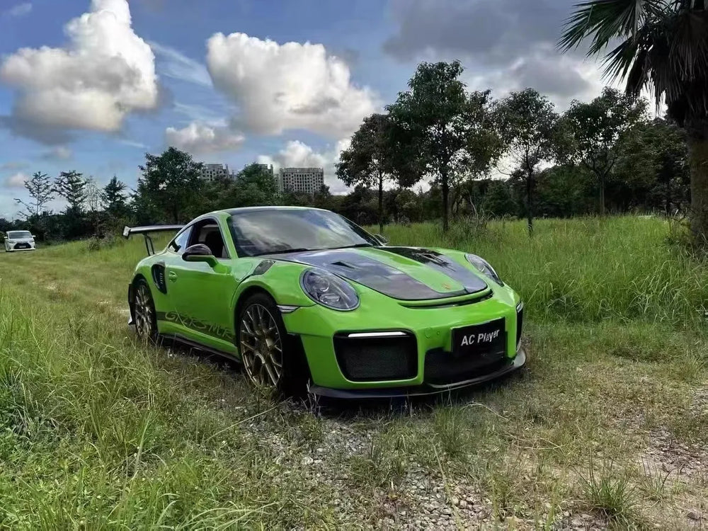 Parachoques delantero y trasero estilo GT2 RS en fibra de carbono para Porsche 911 2011-2019