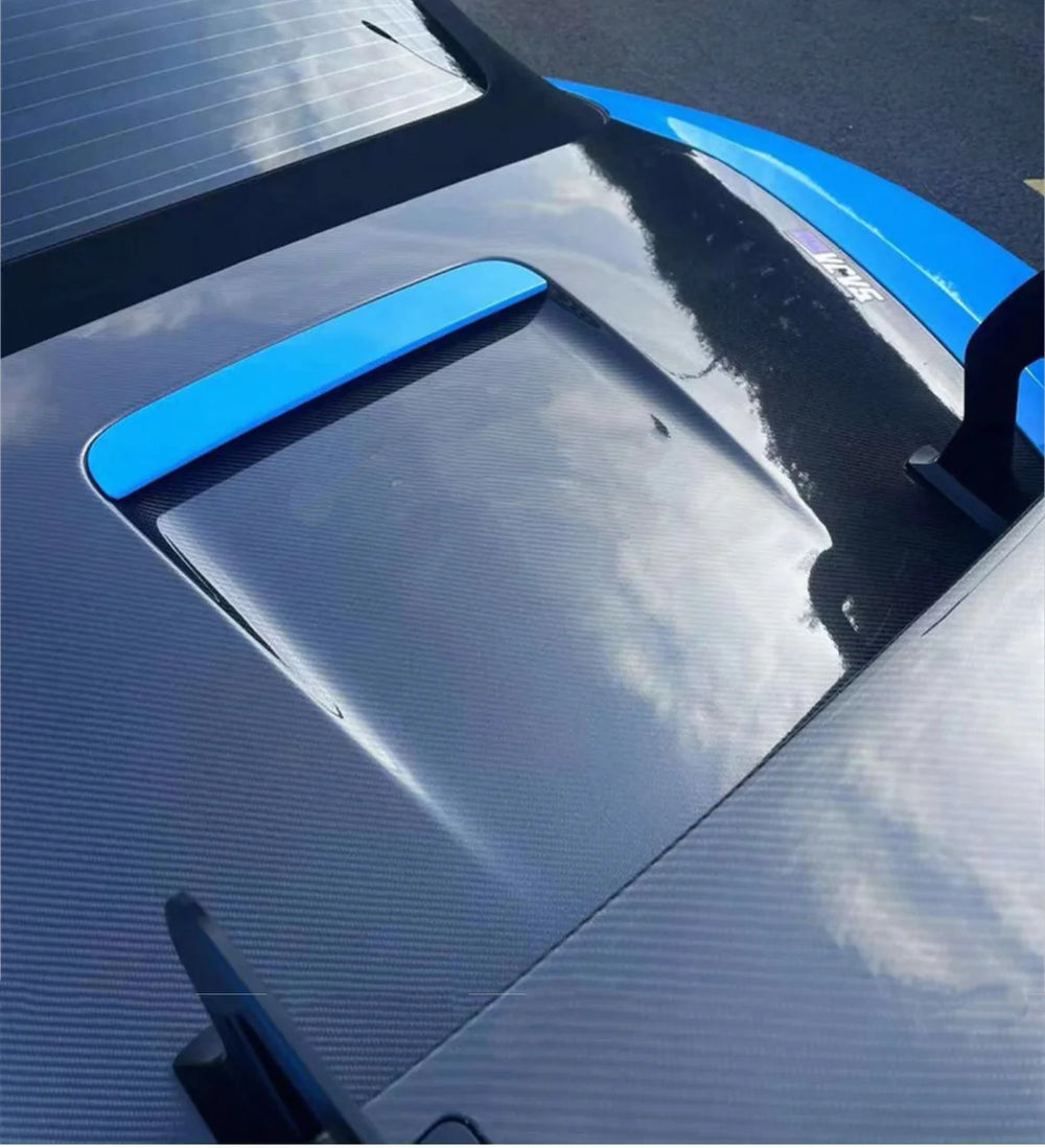 Coperchio del bagagliaio posteriore in fibra di carbonio per Porsche 718 / 981 Boxster