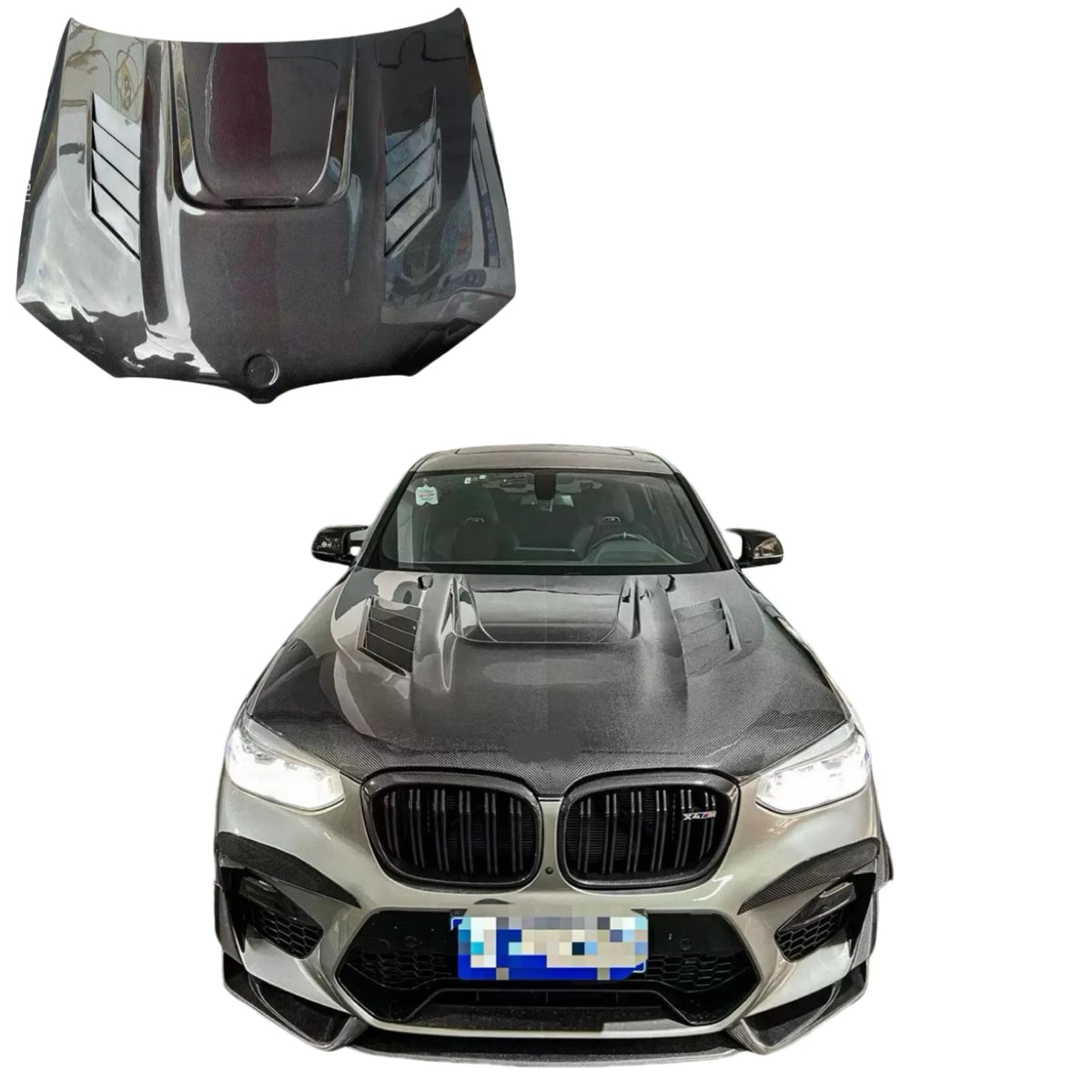 Capó en fibra de carbono para BMW X4 M F98 / X3 M F97 y X3 / X4 G01 / G02