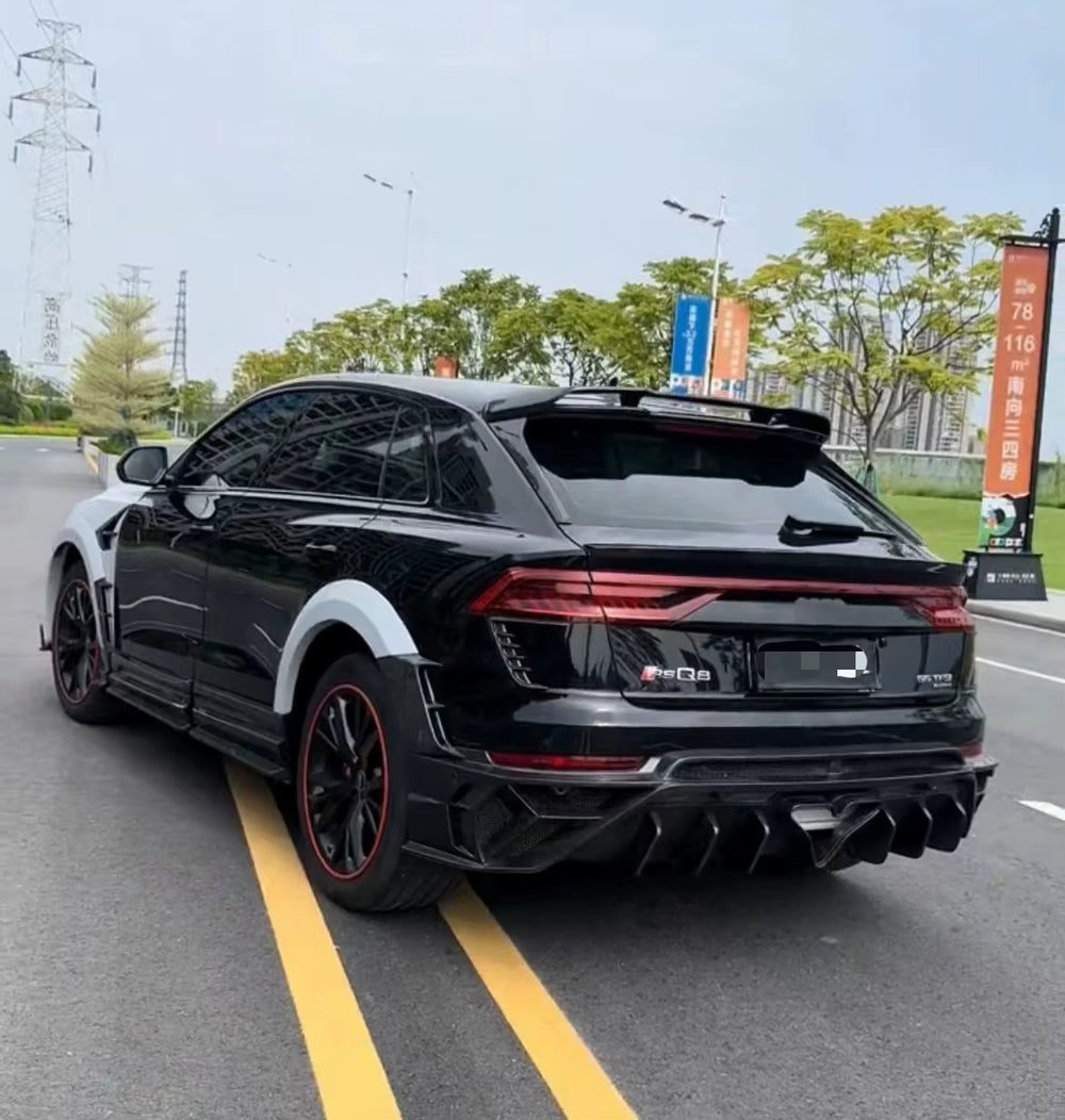 Dry Carbon Fiber Body Kit for Audi Q8 RSQ8 MSY Style Dry Carbon Front Bumper Rear Bumper