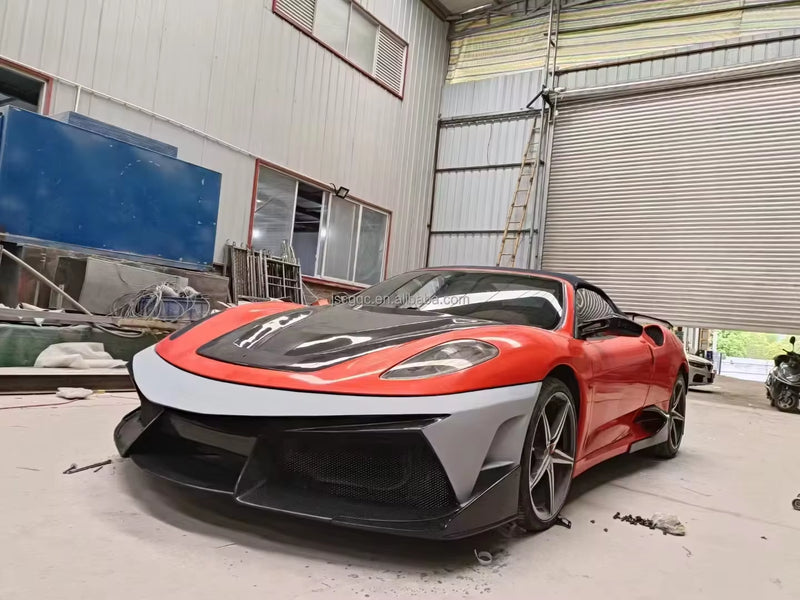 Body Kit Half Carbon Fiber for Ferrari F430 Vorsteiner Style Front Rear Bumper Fender Hood