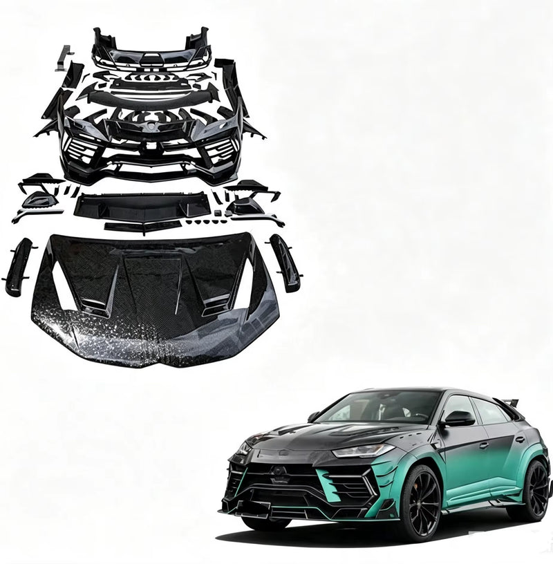 Half-Carbon Fiber Msy-Style Gen 3 Body Kit Wheels Bumper Hood Fender Wing Spoiler Exhaust for Lamborghini URUS Carbon Kit