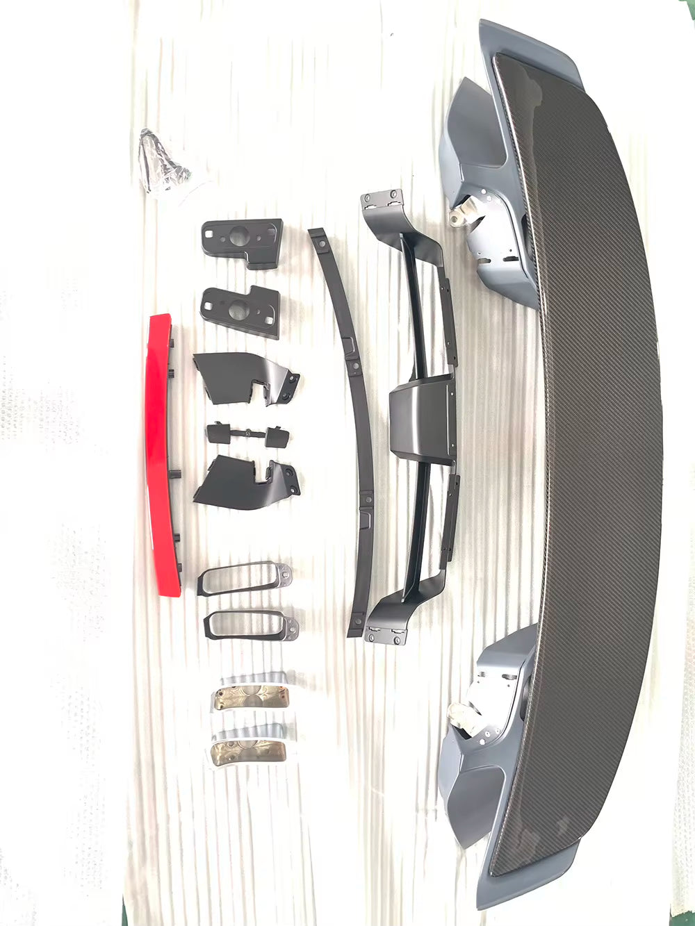 Car Part Body Kit Rear Wing for Porsche 911 992 Carbon Fiber Rear Wing